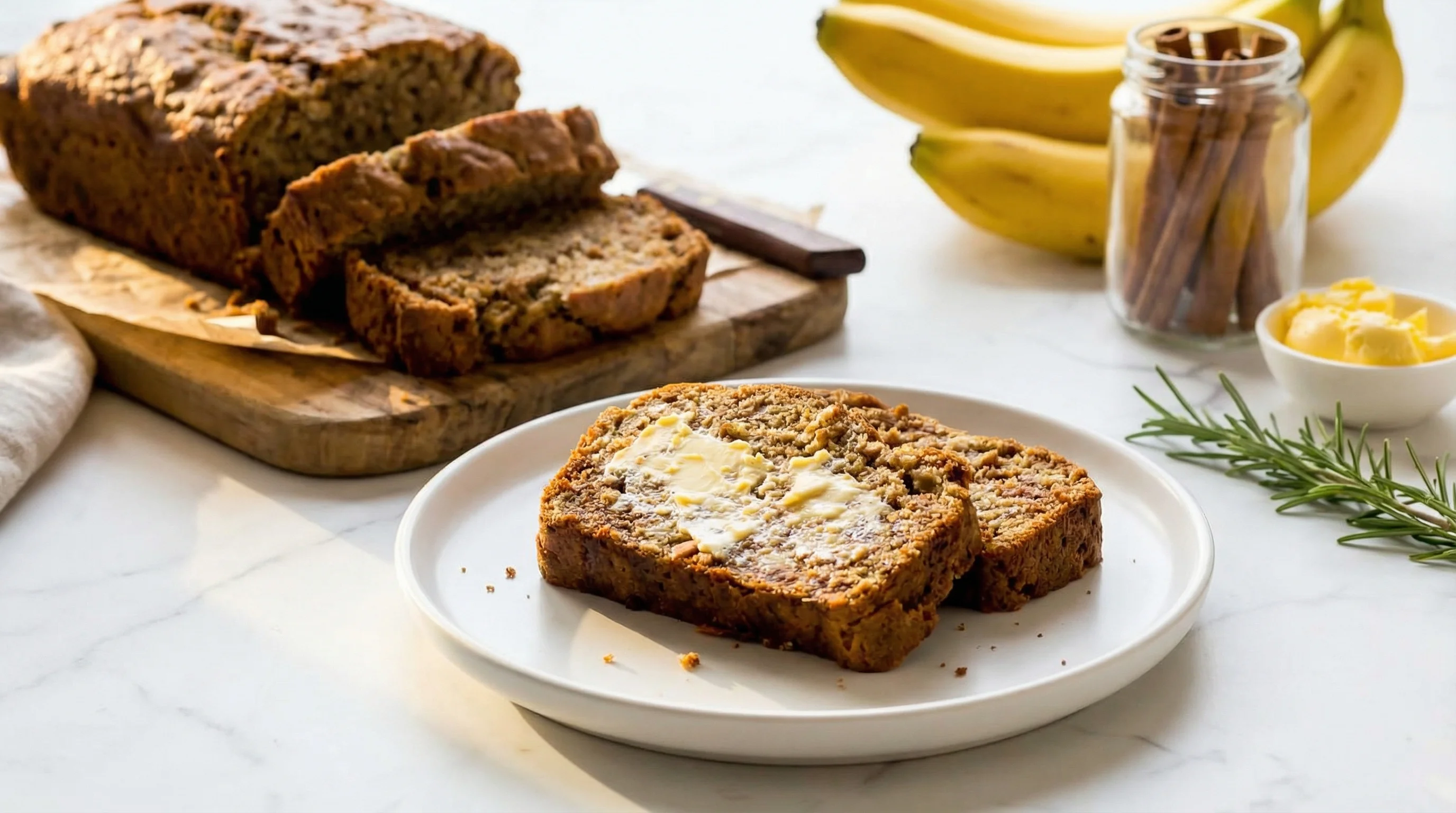 Low FODMAP Banana Bread with Cinnamon Swirl - Low FODMAP Recipe